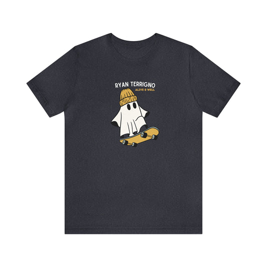Alive & Well Skateboard Ghost T-Shirt